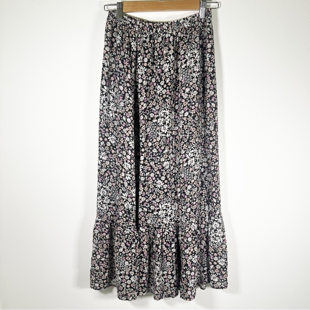 Saltwater Luxe Floral Maxi Skirt Size Small Boho Cottage Prarie - Picture 1 of 11
